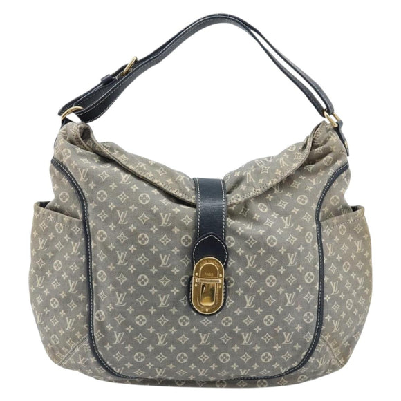 LOUIS VUITTON Monogram Idylle Romance Bag Gray Uncle M56700 LV Auth 174075A