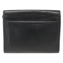 Christian Dior Shoulder Bag Leather Black Gold Auth 174078-3