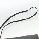 Christian Dior Shoulder Bag Leather Black Gold Auth 174078-8