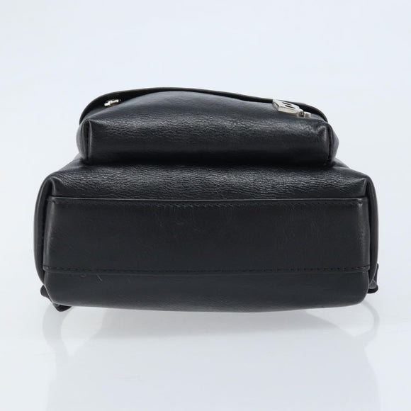 BALENCIAGA Rugzak Leer Zwart Zilver 580026 Auth 174080A