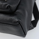 BALENCIAGA Rugzak Leer Zwart Zilver 580026 Auth 174080A-9