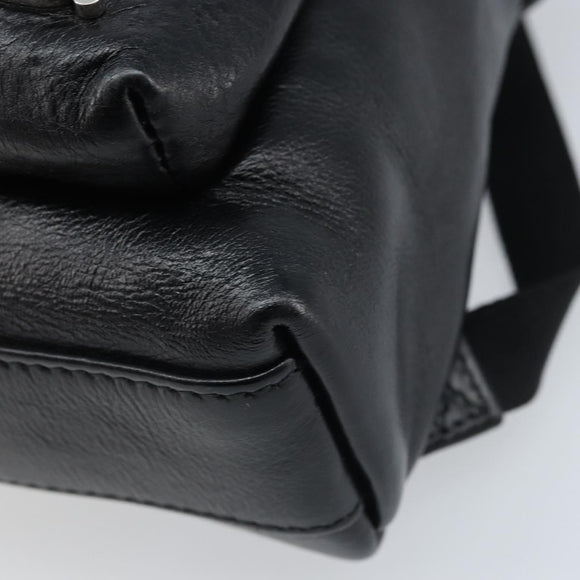 BALENCIAGA Rugzak Leer Zwart Zilver 580026 Auth 174080A