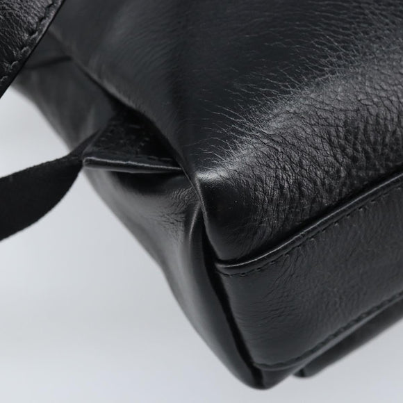 BALENCIAGA Rugzak Leer Zwart Zilver 580026 Auth 174080A