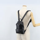 BALENCIAGA Rugzak Leer Zwart Zilver 580026 Auth 174080A-26