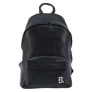 BALENCIAGA Rugzak Leer Zwart Zilver 580026 Auth 174080A-13