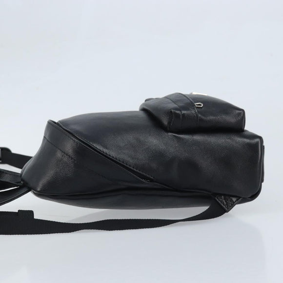 BALENCIAGA Rugzak Leer Zwart Zilver 580026 Auth 174080A