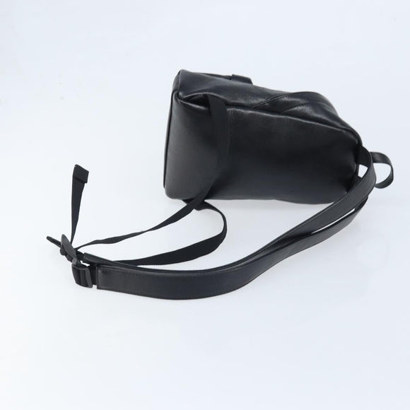 BALENCIAGA Rugzak Leer Zwart Zilver 580026 Auth 174080A