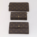 LOUIS VUITTON Monogram Wallet 10 Set LV Auth 174082-16