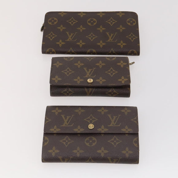 LOUIS VUITTON Monogram Wallet 10 Set LV Auth 174082