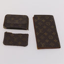 LOUIS VUITTON Monogram Wallet 10 Set LV Auth 174082-3