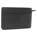 LOUIS VUITTON Epi Pochette Homme Clutch Tasche Schwarz M52522 LV Auth 174083-1