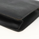 LOUIS VUITTON Epi Pochette Homme Clutch Tasche Schwarz M52522 LV Auth 174083-15