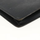 LOUIS VUITTON Epi Pochette Homme Clutch Tasche Schwarz M52522 LV Auth 174083-16