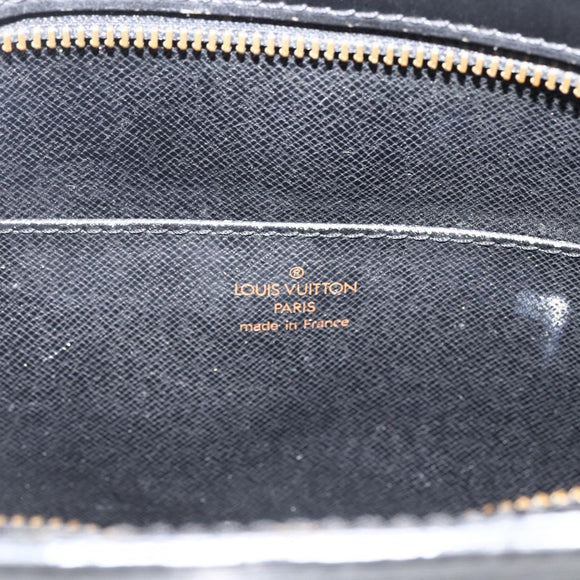 LOUIS VUITTON Epi Pochette Homme Clutch Tasche Schwarz M52522 LV Auth 174083