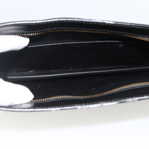 LOUIS VUITTON Epi Pochette Homme Clutch Tasche Schwarz M52522 LV Auth 174083