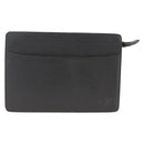 LOUIS VUITTON Epi Pochette Homme Clutch Tasche Schwarz M52522 LV Auth 174083-13