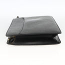 LOUIS VUITTON Epi Pochette Homme Clutch Tasche Schwarz M52522 LV Auth 174083-3