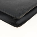 LOUIS VUITTON Epi Pochette Homme Clutch Tasche Schwarz M52522 LV Auth 174083-14