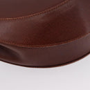 Salvatore Ferragamo Shoulder Bag Leather Brown Gold Auth 174085A-12