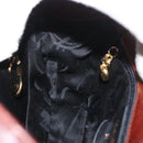 Salvatore Ferragamo Shoulder Bag Leather Brown Gold Auth 174085A-18