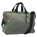 PRADA Sports Shoulder Bag Nylon Gray Silver Auth 174086-1