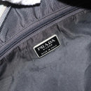 PRADA Sports Shoulder Bag Nylon Gray Silver Auth 174086-23