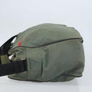 PRADA Sports Shoulder Bag Nylon Gray Silver Auth 174086-4