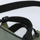 PRADA Sports Shoulder Bag Nylon Gray Silver Auth 174086-14