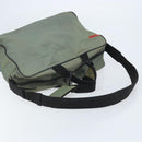 PRADA Sports Shoulder Bag Nylon Gray Silver Auth 174086-8