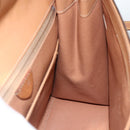 CELINE Macadam Canvas Hand Bag PVC Leather Brown Gold Auth 174092A-21