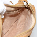 GUCCI Micro GG Supreme Shoulder Bag PVC Beige Gold 007 104 0098 Auth 174093-18