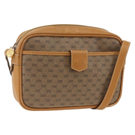 GUCCI Micro GG Supreme Shoulder Bag PVC Beige Gold 007 104 0098 Auth 174093