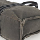 HERMES Fourre Tout MM Tote Bag Canvas Gray Auth 174097-9