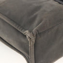 HERMES Fourre Tout MM Tote Bag Canvas Gray Auth 174097-16