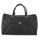 GUCCI Micro GG Canvas Boston Bag Black Gold Auth 174104-2