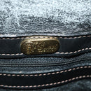 GUCCI Micro GG Canvas Boston Bag Black Gold Auth 174104-21