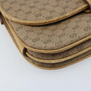 GUCCI Micro GG Supreme Shoulder Bag PVC Beige Gold 406 001 1780 Auth 174107-12