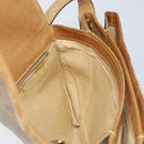 GUCCI Micro GG Supreme Shoulder Bag PVC Beige Gold 406 001 1780 Auth 174107-19