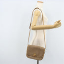 GUCCI Micro GG Supreme Shoulder Bag PVC Beige Gold 406 001 1780 Auth 174107-26