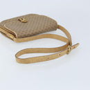 GUCCI Micro GG Supreme Shoulder Bag PVC Beige Gold 406 001 1780 Auth 174107-7
