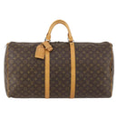 LOUIS VUITTON Monogram Keepall 60 Boston Bag M41422 LV Auth 174114-13