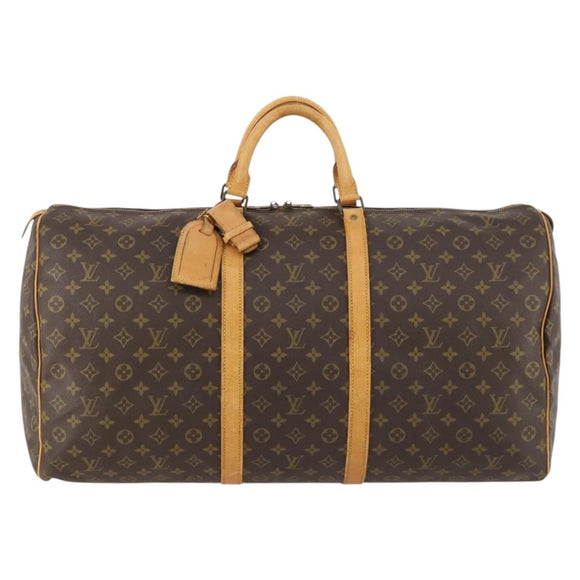 LOUIS VUITTON Monogram Keepall 60 Boston Bag M41422 LV Auth 174114