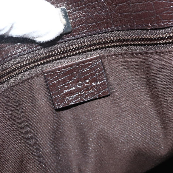 GUCCI GG Supreme Tote Bag PVC Beige Silver 131220 Auth 174122