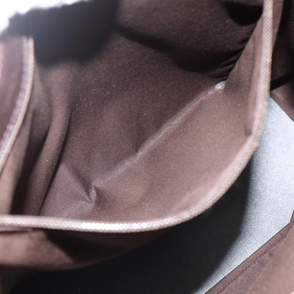 GUCCI GG Supreme Tote Bag PVC Beige Silver 131220 Auth 174122