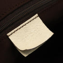 GUCCI GG Canvas Hand Bag Beige Gold 121023 Auth 174123-10