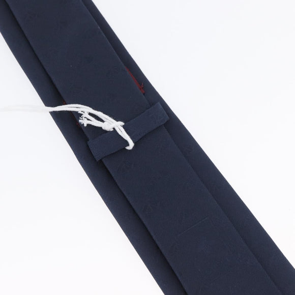 GUCCI Zijden Nette stropdas Marineblauw Authentiek 174148A