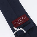GUCCI Zijden Nette stropdas Marineblauw Authentiek 174148A-18