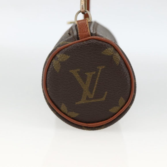 LOUIS VUITTON Monogram Papillon Pouch LV Auth 174151A