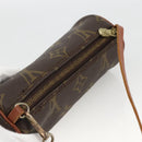 LOUIS VUITTON Monogram Papillon Pouch LV Auth 174151A-6