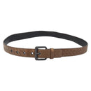 BOTTEGA VENETA INTRECCIATO Belt Leather 42.9"" Brown Auth 174153-1